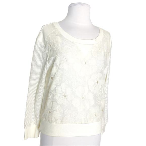 Corey Lynn Calter Anthro embroidered sweatshirt - Picture 2 of 6